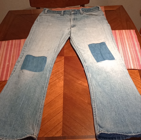 Vintage Levi’s  Orange Tab patchwork jeans. - Picture 2 of 15